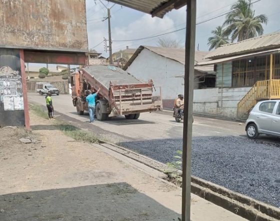 Bitumage des Routes et Rues de la Ville de Nkongsamba